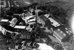 Lilleborgfabrikken i 1936. Foto: Oslo Byarkiv