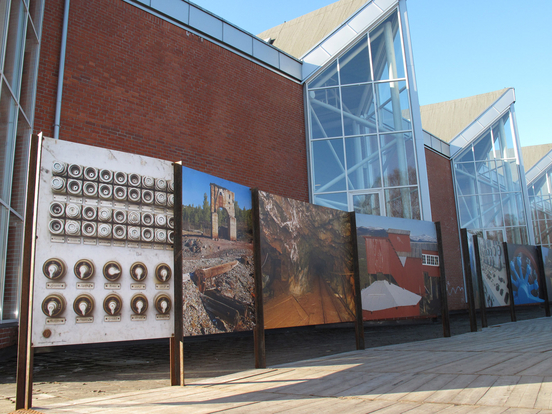 Fordums Kraft - industrihistorie på utendørs fotoutstilling på Norsk Teknisk Museum